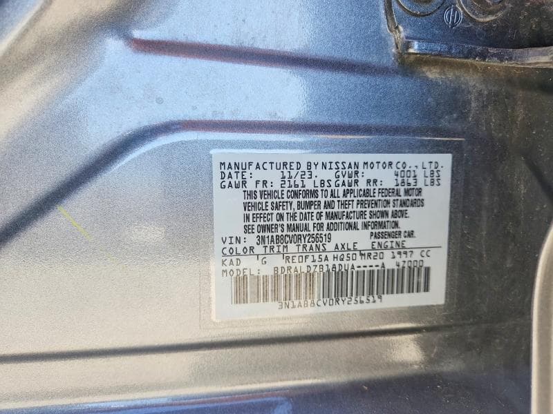 2024 NISSAN SENTRA SV 12