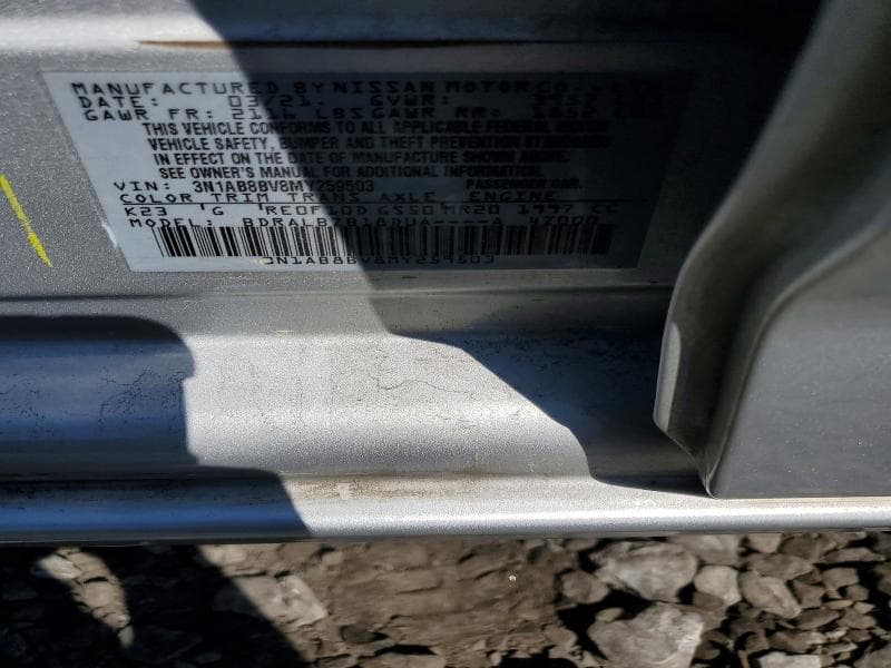 2021 NISSAN SENTRA S 12