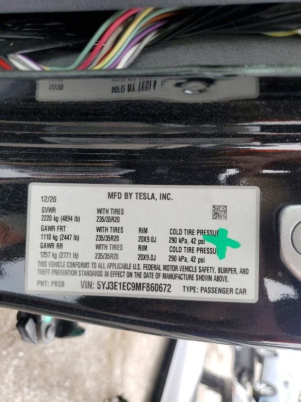 2021 TESLA MODEL 3 13