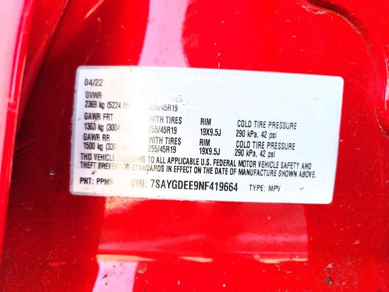 2022 TESLA MODEL Y 14