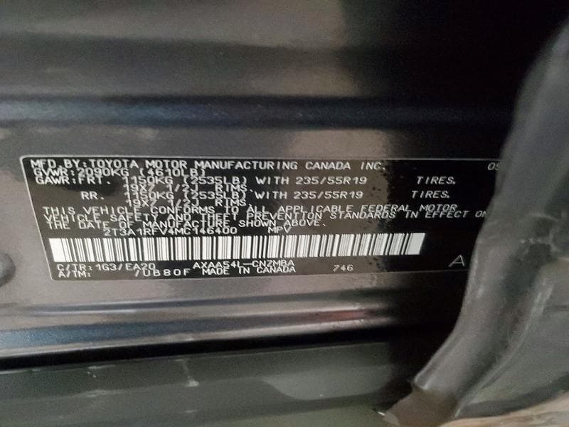 2021 TOYOTA RAV4 XLE PREMIUM XLE PREMIUM 13