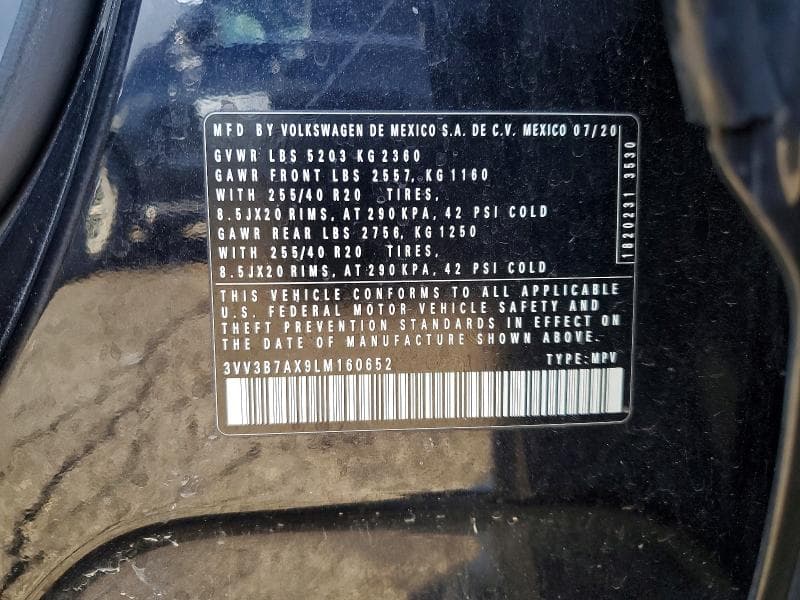 2020 VOLKSWAGEN TIGUAN SE 13