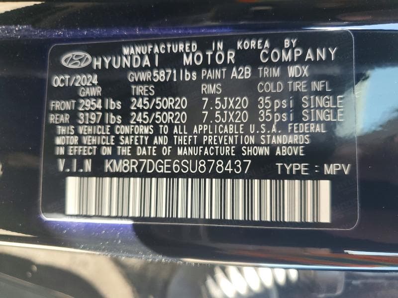 2025 HYUNDAI PALISADE CALLIGRAPHY CALLIGRAPHY 14