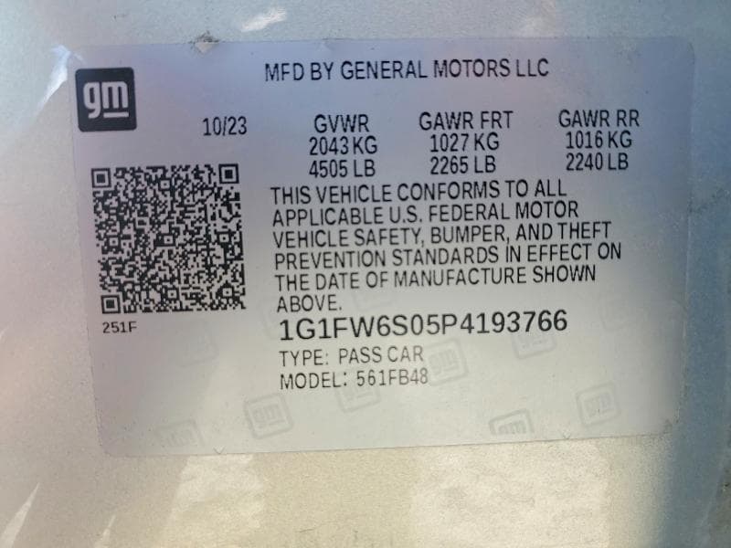 2023 CHEVROLET BOLT EV 1LT 14