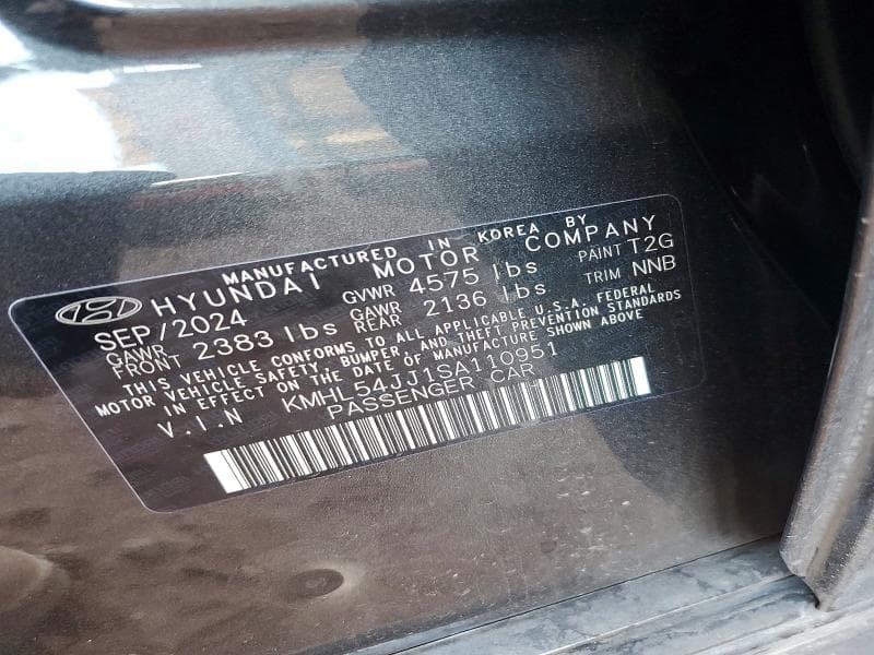 2025 HYUNDAI SONATA HYBRID LIMITED 12