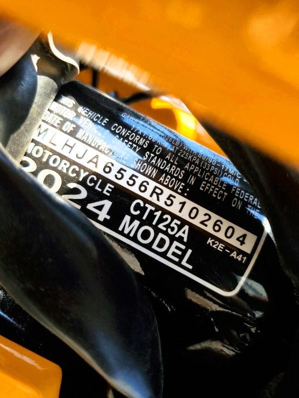 2024 HONDA CT125 A 9