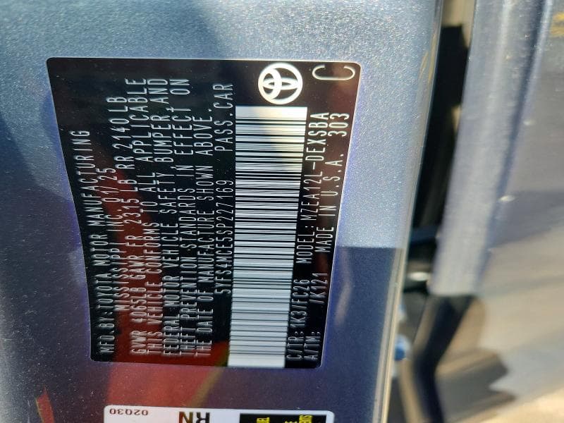 2025 TOYOTA COROLLA SE SE 12