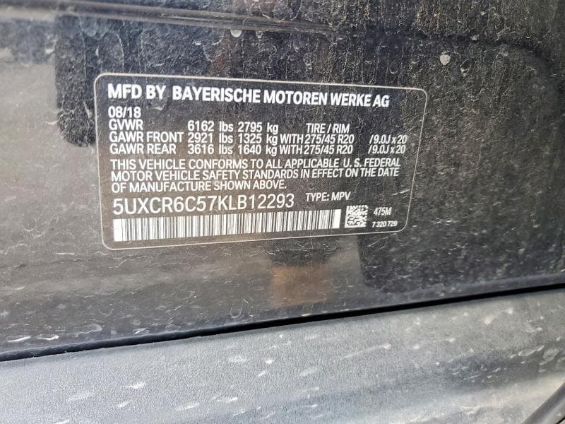 2019 BMW X5 XDRIVE40I XDRIVE40I 14