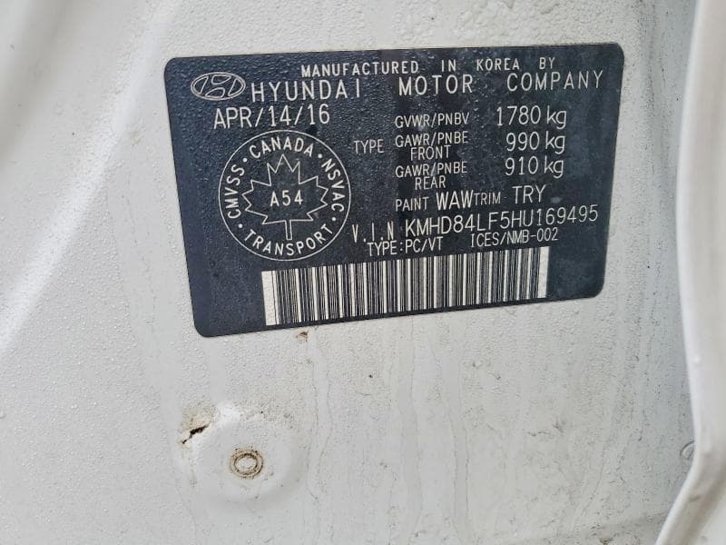 2017 HYUNDAI ELANTRA SE 12