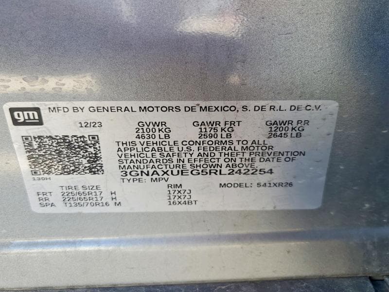 2024 CHEVROLET EQUINOX LT LT 14