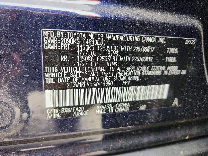 2025 TOYOTA RAV4 XLE 13