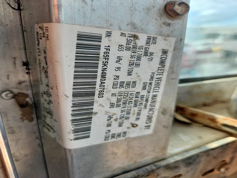 2021 FORD F59 - DELIVERY TRUCK 12