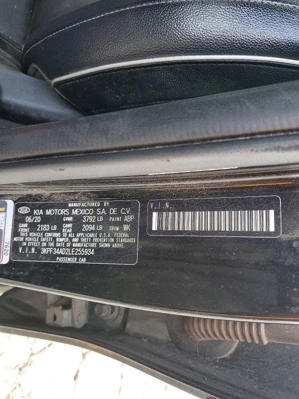 2020 KIA FORTE GT LINE GT LINE 13