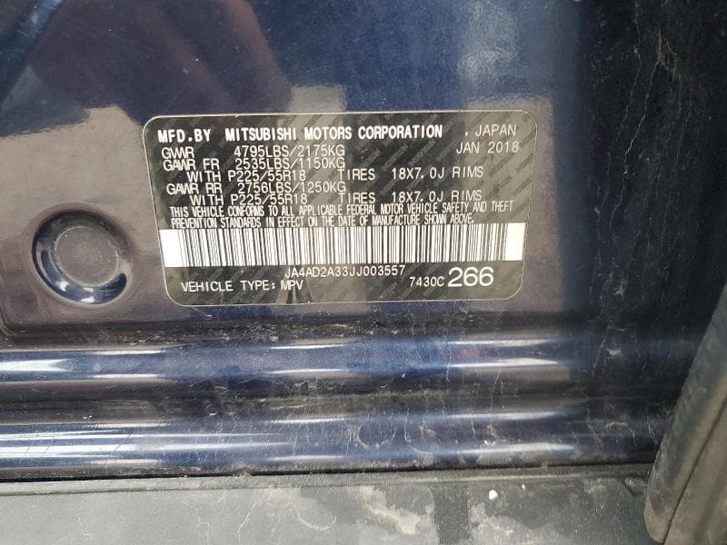 2018 MITSUBISHI OUTLANDER ES ES 13