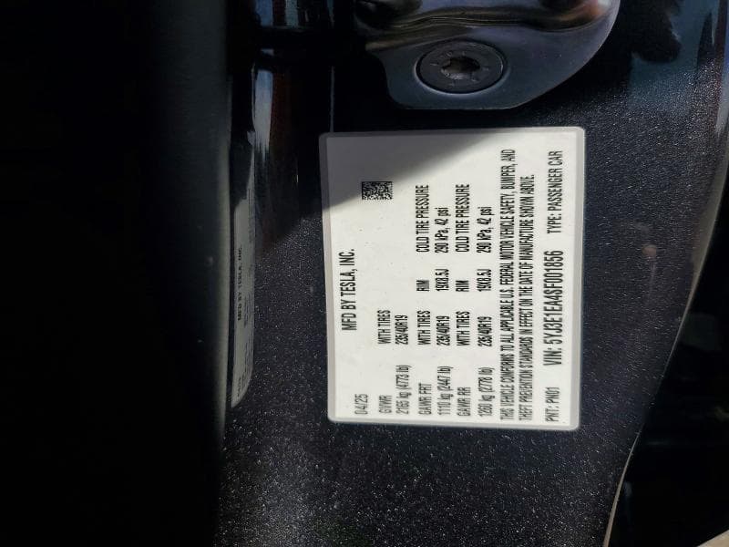2025 TESLA MODEL 3 13