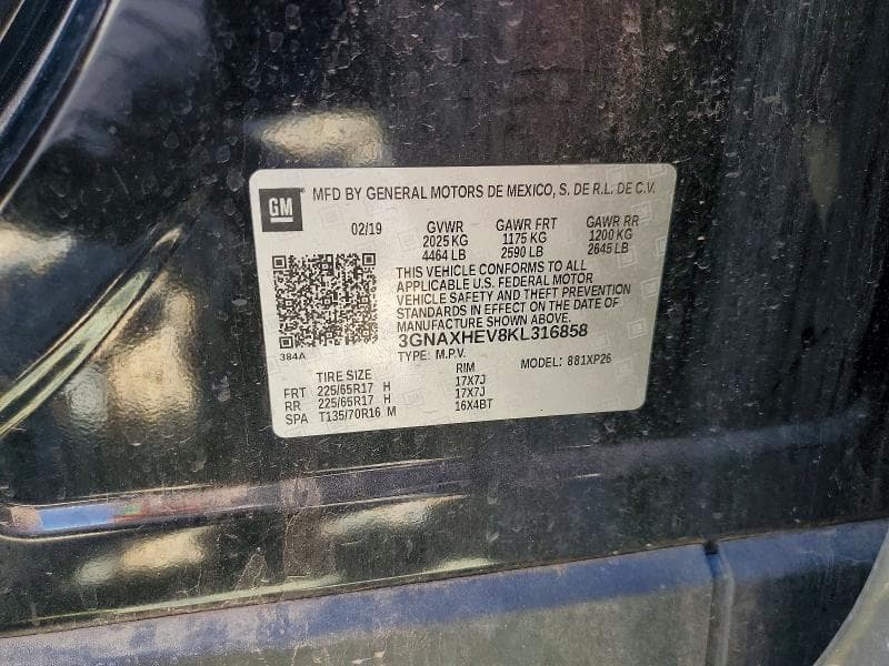 2019 CHEVROLET EQUINOX LS LS 13