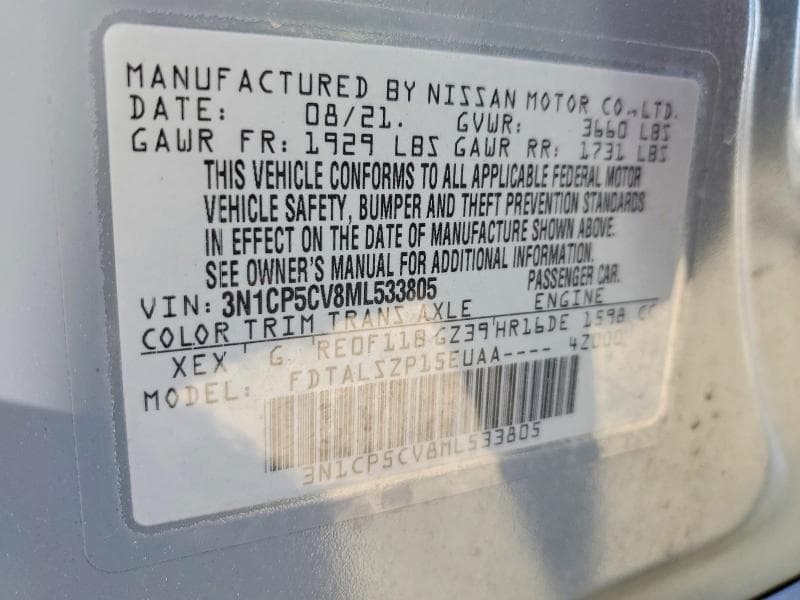 2021 NISSAN KICKS SV SV 13