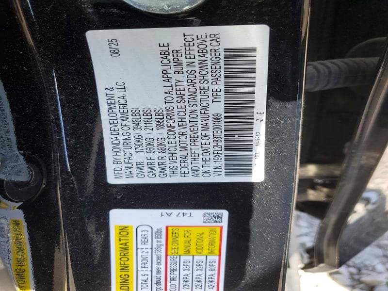 2026 HONDA CIVIC SPORT SPORT 12