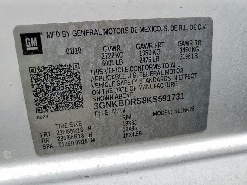 2019 CHEVROLET BLAZER 3LT 13