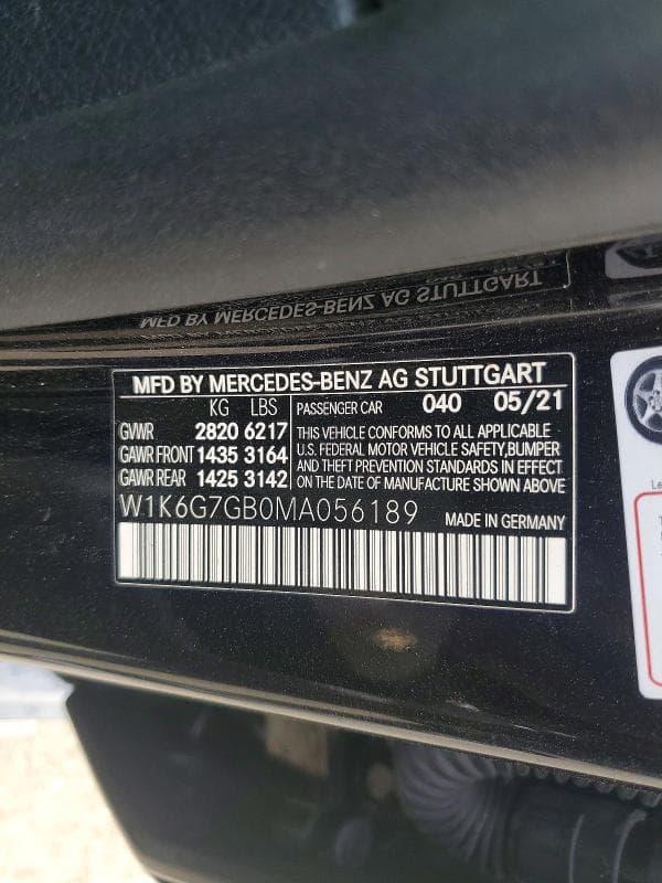 2021 MERCEDES-BENZ S 580 4MATIC 12