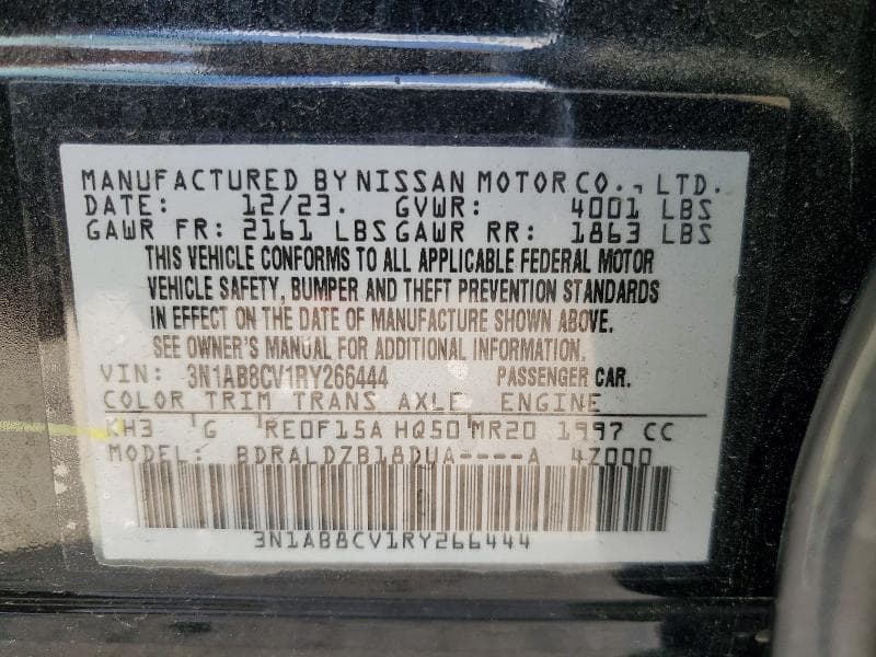 2024 NISSAN SENTRA SV 13