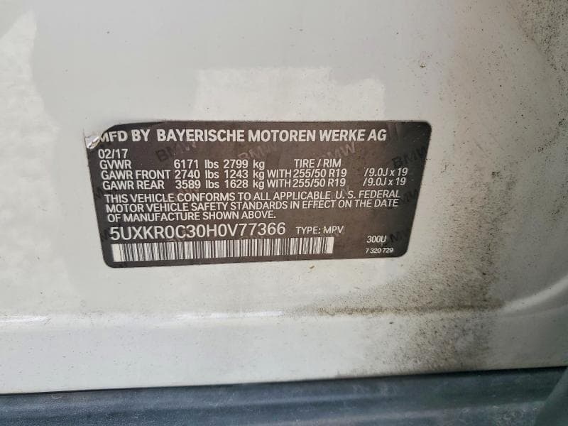 2017 BMW X5 XDRIVE35I 13
