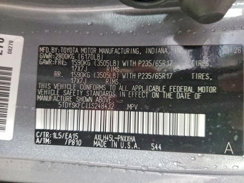 2026 TOYOTA SIENNA XLE 7-PASSENGER 13