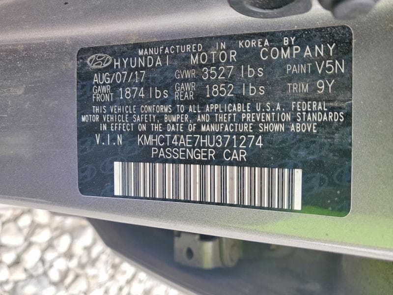 2017 HYUNDAI ACCENT VALUE EDITION 12