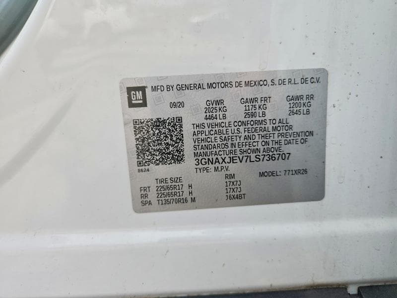2020 CHEVROLET EQUINOX LT LT 13