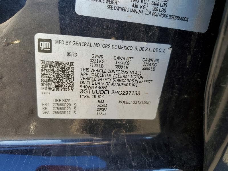 2023 GMC SIERRA K1500 SLT 12