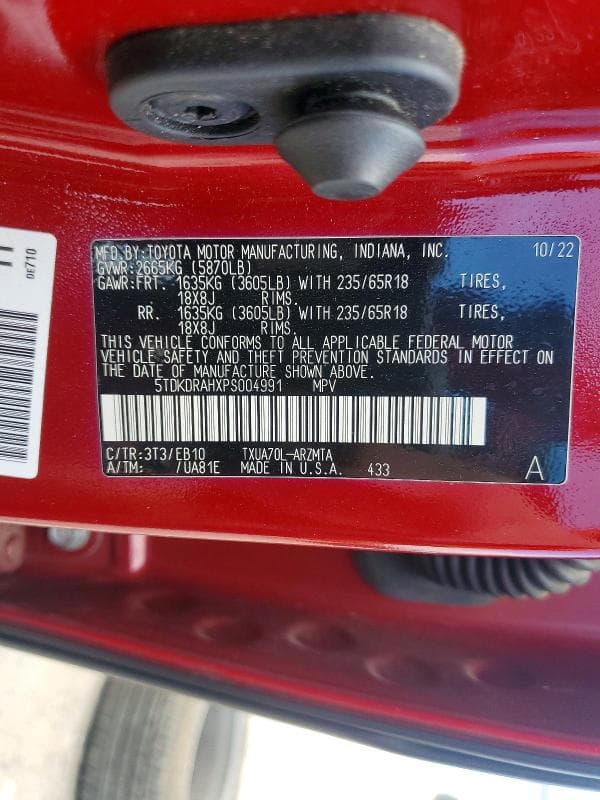2023 TOYOTA HIGHLANDER XLE 13