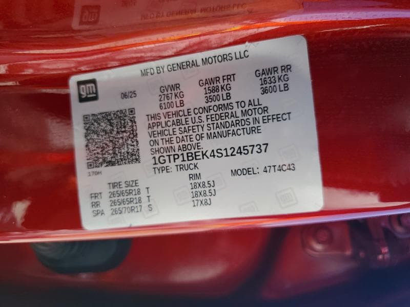 2025 GMC CANYON ELEVATION ELEVATION 13