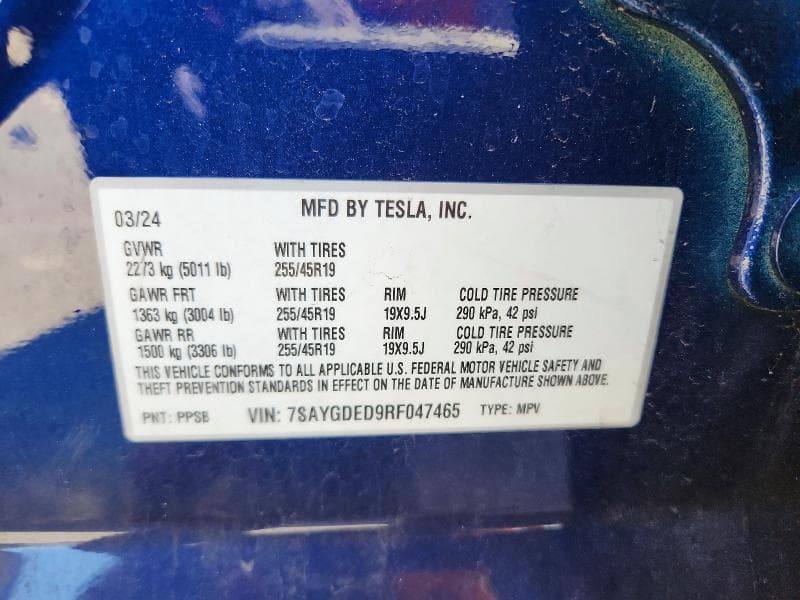 2024 TESLA MODEL Y 13