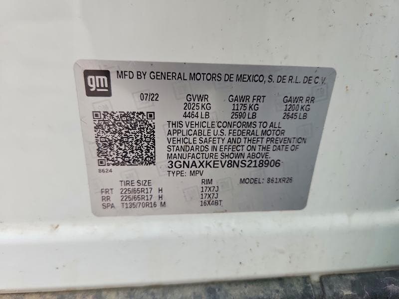 2022 CHEVROLET EQUINOX LT 13