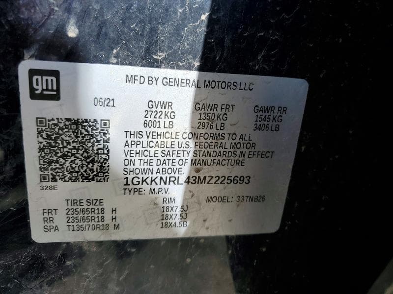 2021 GMC ACADIA SLE 13