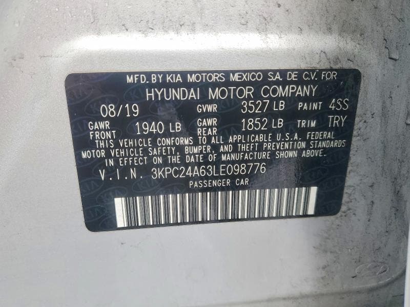 2020 HYUNDAI ACCENT SE SE 12