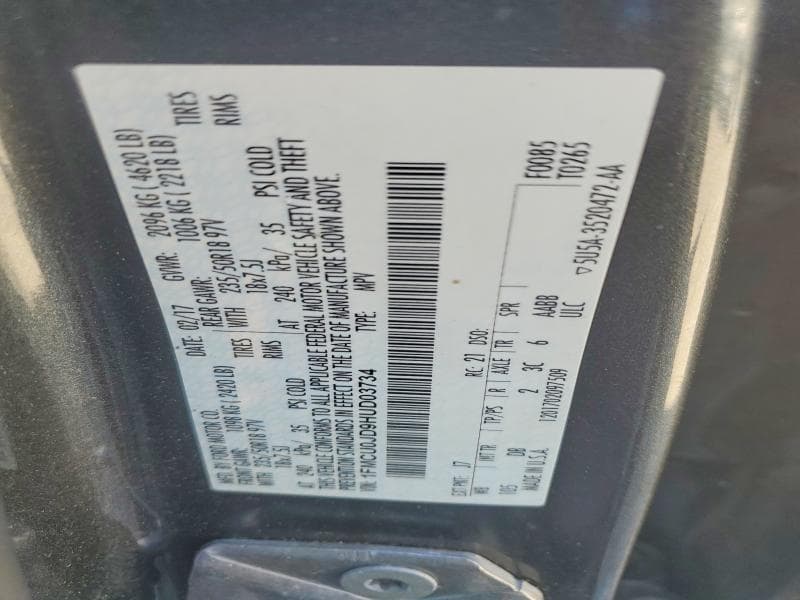 2017 FORD ESCAPE TITANIUM 13
