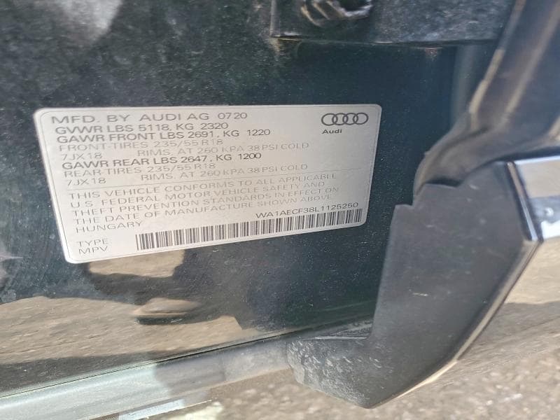 2020 AUDI Q3 PREMIUM 12