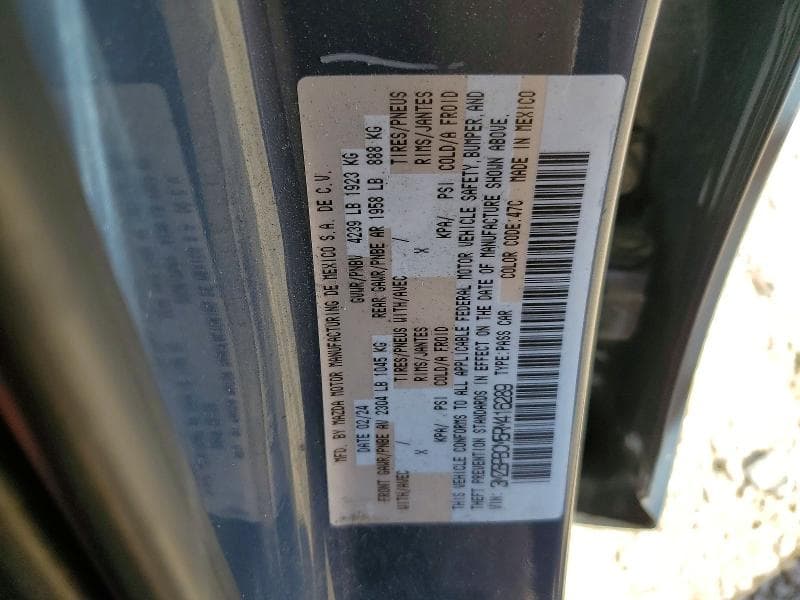 2024 MAZDA 3 PREFERRED 12