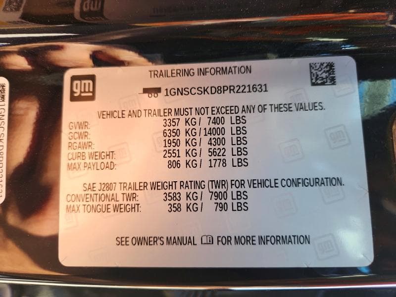 2023 CHEVROLET TAHOE C1500 PREMIER C1500 PREMIER 14