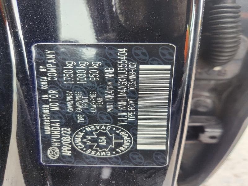 2022 HYUNDAI ELANTRA SEL SEL 12