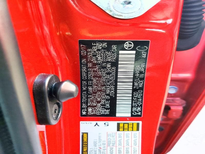 2017 TOYOTA PRIUS THREE THREE 12