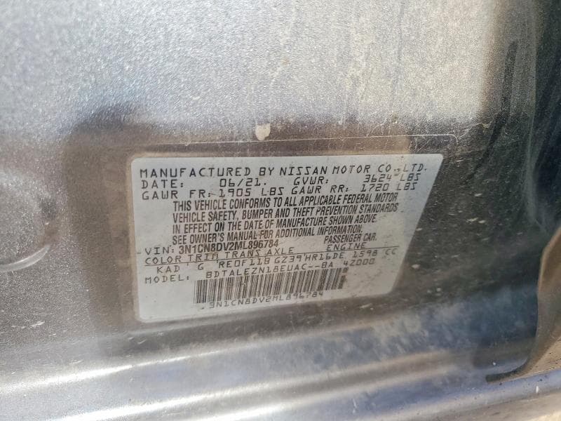 2021 NISSAN VERSA 1.6 BASE 13