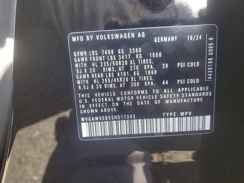 2025 VOLKSWAGEN ID BUZZ PRO S PRO S 12