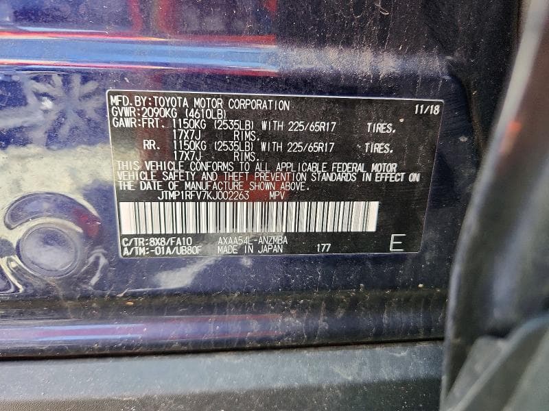2019 TOYOTA RAV4 XLE XLE 13