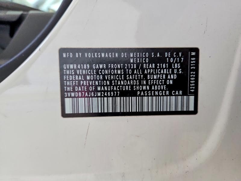 2018 VOLKSWAGEN JETTA SE 12