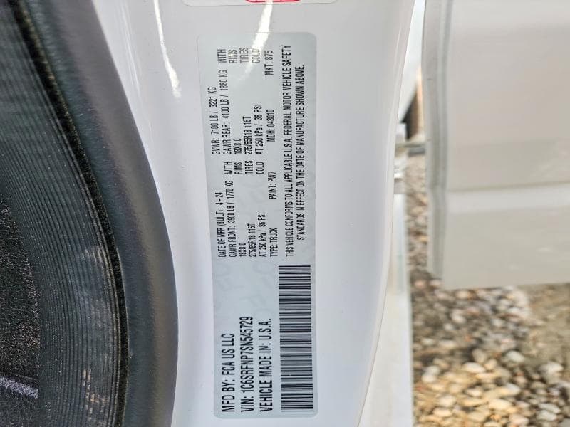 2025 RAM 1500 TRADESMAN 12
