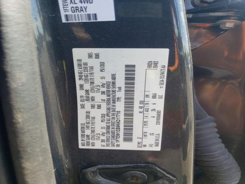 2019 FORD F150 SUPERCREW 13