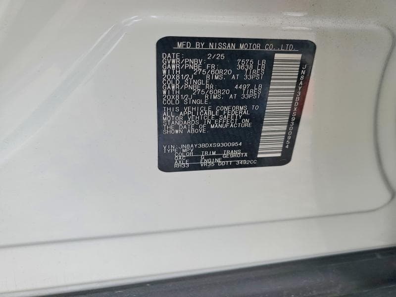 2025 NISSAN ARMADA SL SL 13