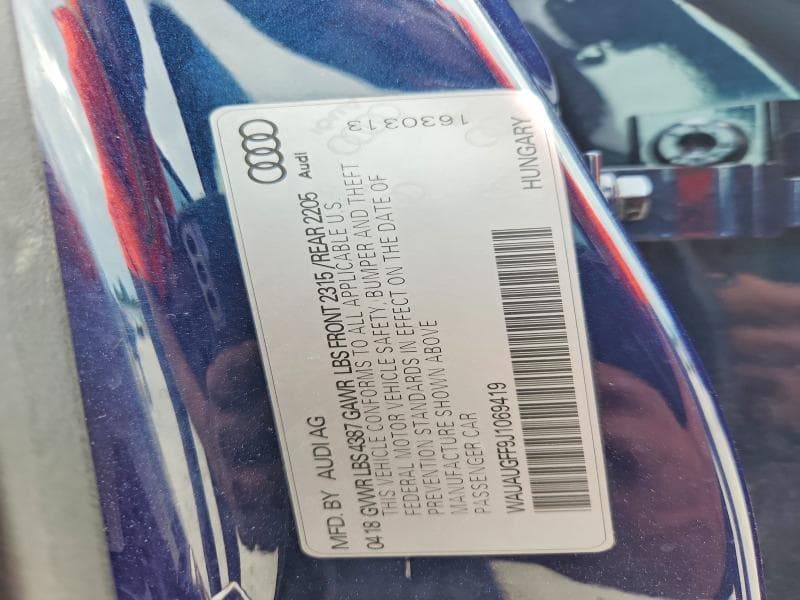 2018 AUDI A3 PREMIUM 12